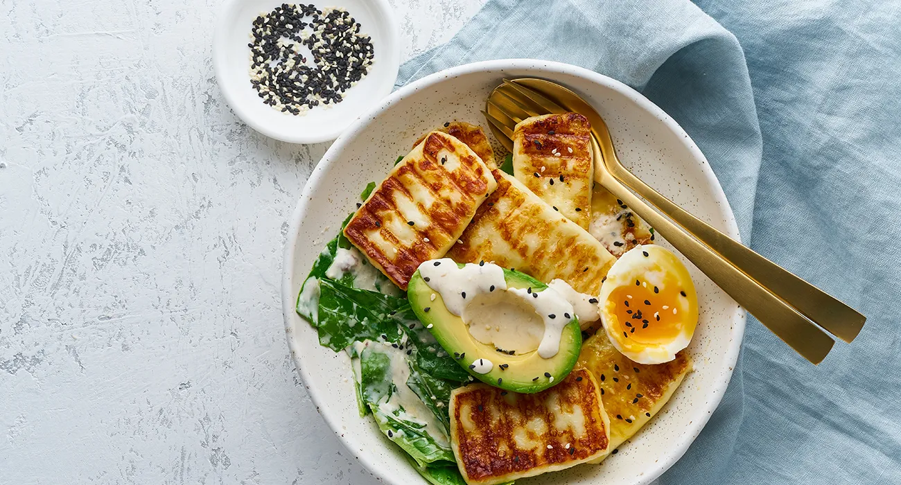 Healthy meal on a plate